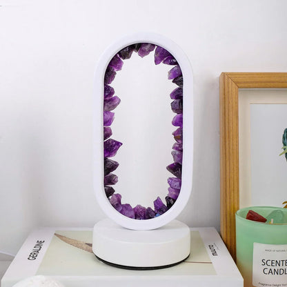 AuraStone Naturlig Ametyst Serenity Lampe