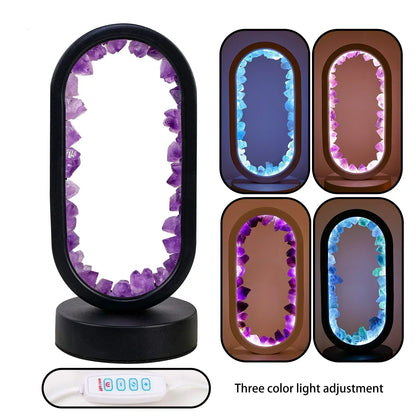 AuraStone Naturlig Ametyst Serenity Lampe