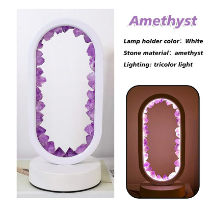 AuraStone Naturlig Ametyst Serenity Lampe