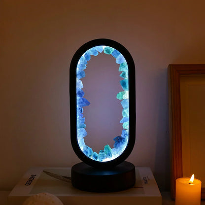 AuraStone Naturlig Ametyst Serenity Lampe