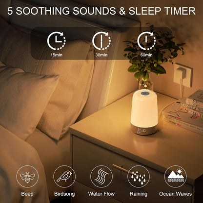 Aurora Wake-Up Light Solopgangsvækkeur med Naturlyde