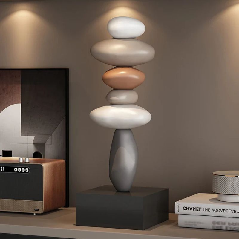 Balanture Zen Skulptur Moderne Dekorativ Figur til Hjemmet