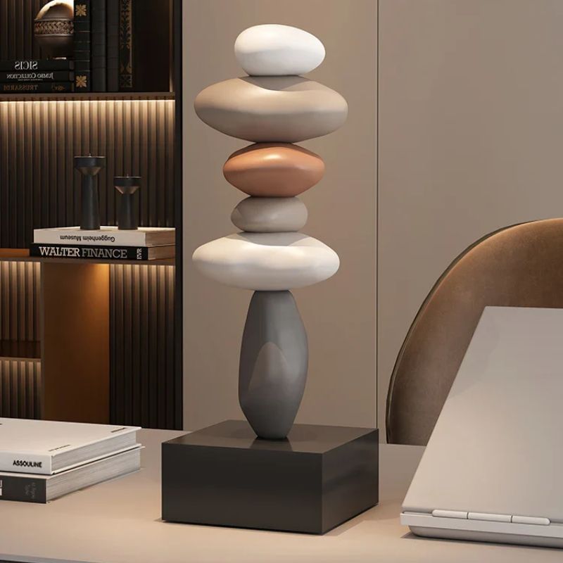 Balanture Zen Skulptur Moderne Dekorativ Figur til Hjemmet