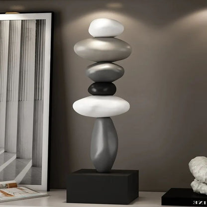 Balanture Zen Skulptur Moderne Dekorativ Figur til Hjemmet