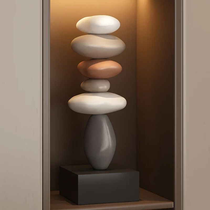 Balanture Zen Skulptur Moderne Dekorativ Figur til Hjemmet