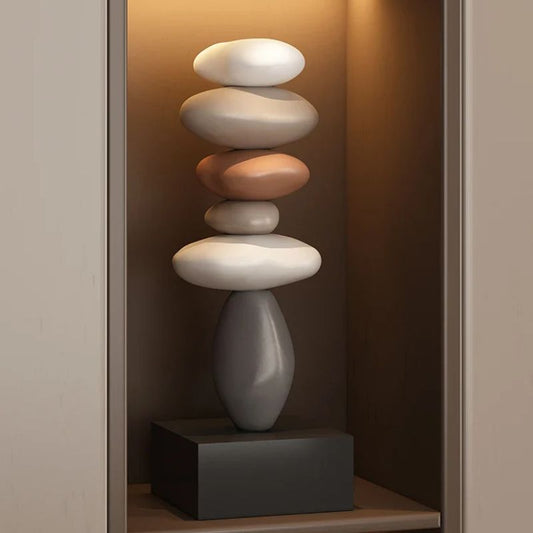 Balanture Zen Skulptur Moderne Dekorativ Figur til Hjemmet