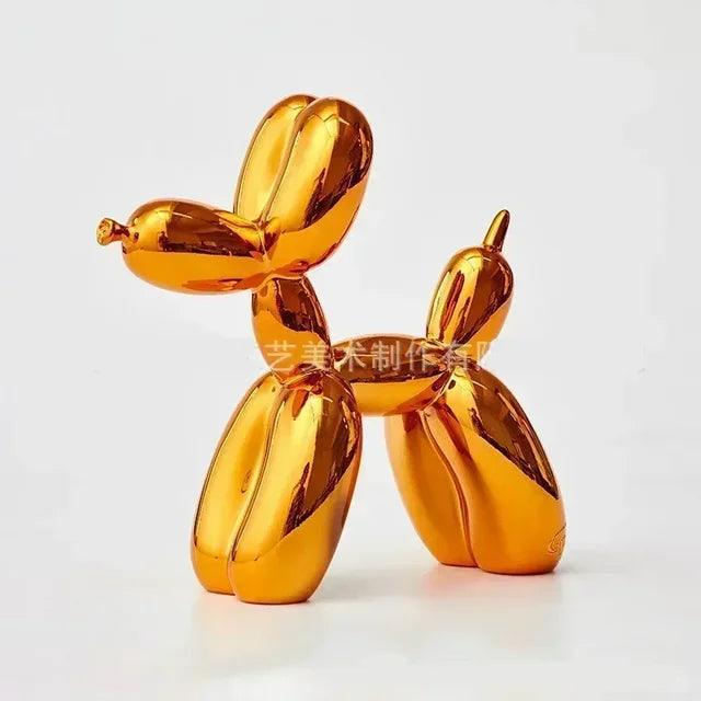 Ballonhundeskulptur i moderne resin med legende design til stilfuld boligindretning