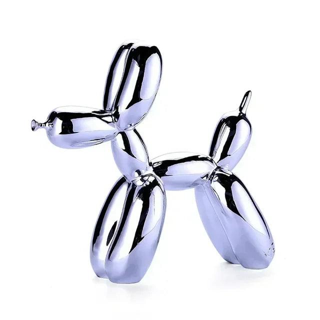 Ballonhundeskulptur i moderne resin med legende design til stilfuld boligindretning