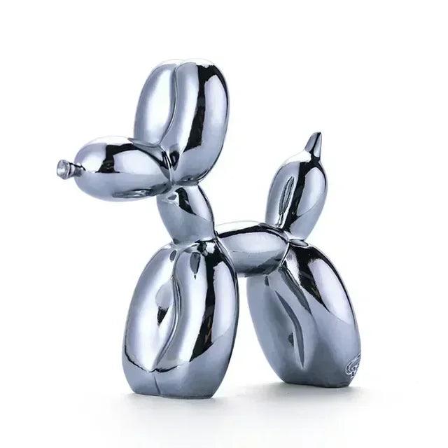 Ballonhundeskulptur i moderne resin med legende design til stilfuld boligindretning