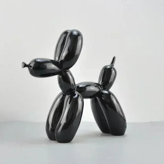 Ballonhundeskulptur i moderne resin med legende design til stilfuld boligindretning