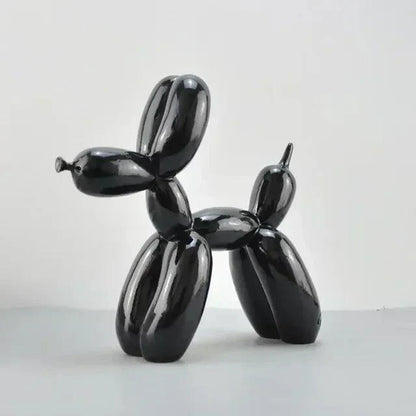 Ballonhundeskulptur i moderne resin med legende design til stilfuld boligindretning
