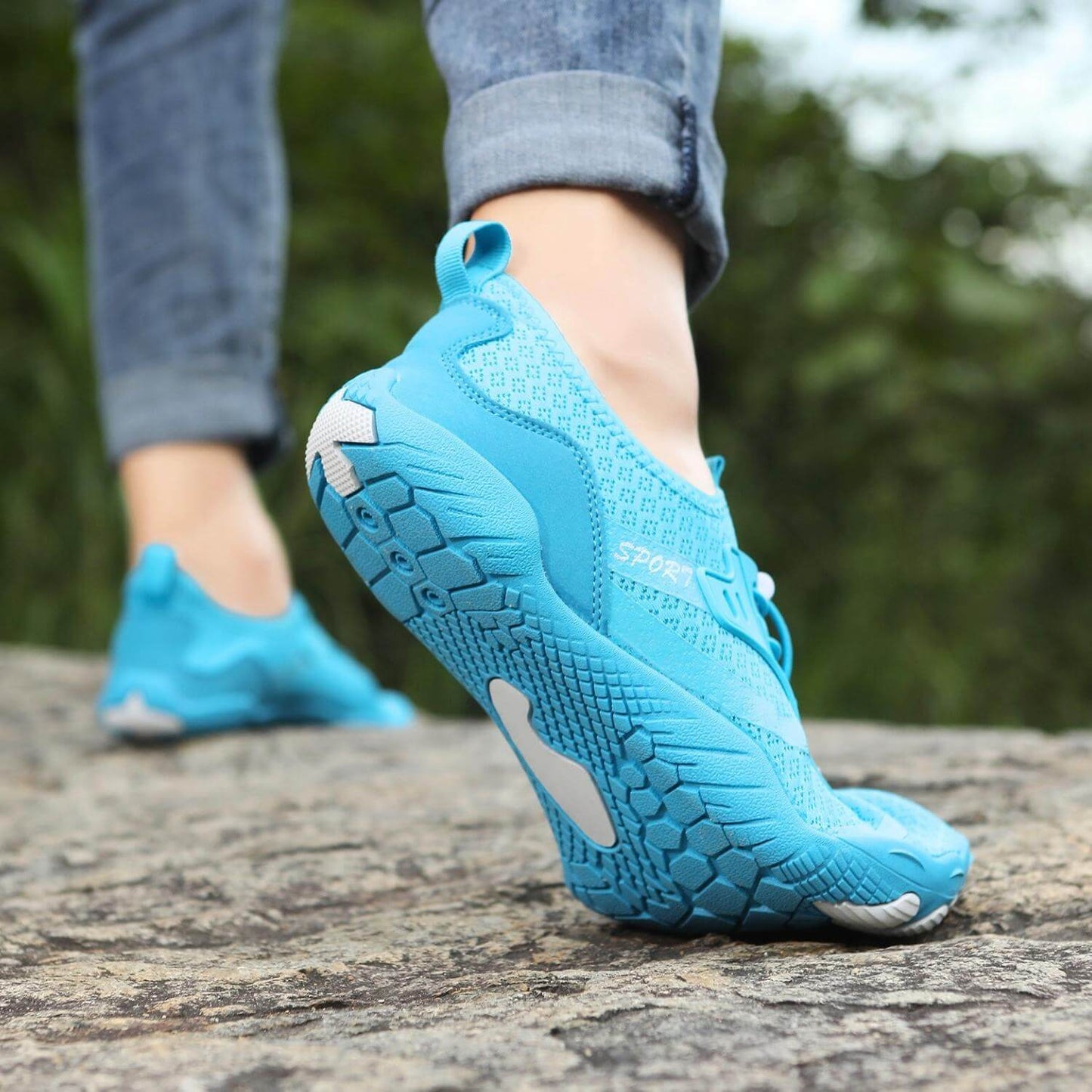 Barfodssko med Bred Tåboks – Zero Drop, Minimalistiske, Lette og Fleksible