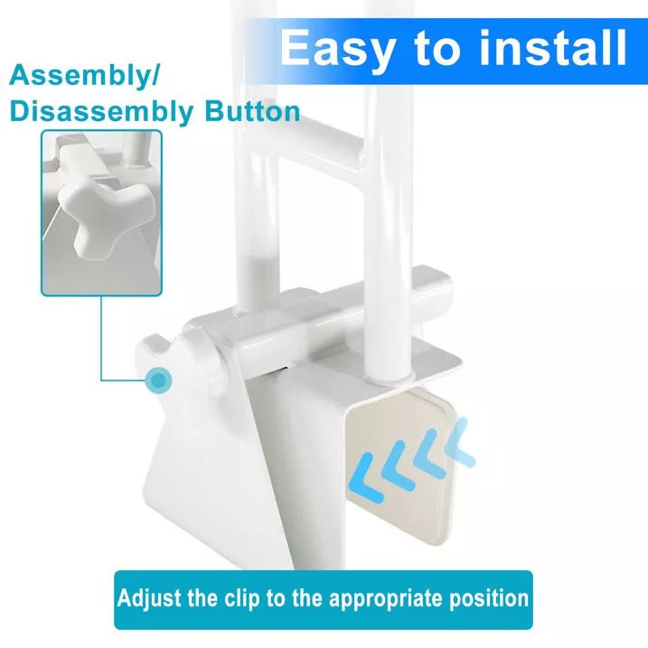 Sikkerhedshåndtag til Badekar – Skruefri Støttegreb til Badeværelset