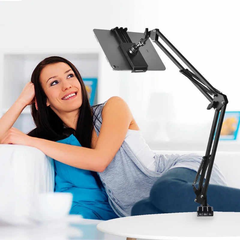 Bettina Justerbar Tablet Holder med Fleksibel Arm til Håndfri Brug