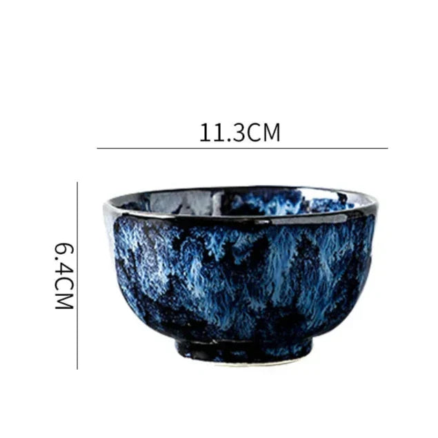 Blue Nebula Keramikstel – 10 Dele Elegant Service
