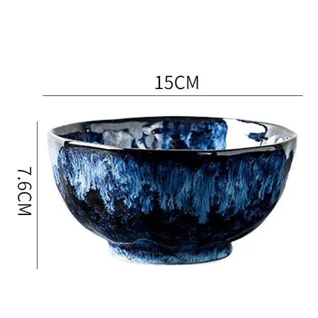 Blue Nebula Keramikstel – 10 Dele Elegant Service