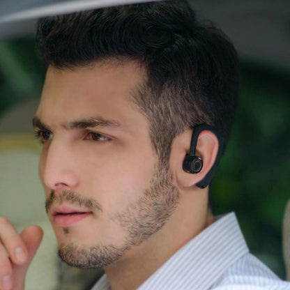 Bluetooth-headset med støjreduktion til håndfri erhvervssamtaler og justerbar pasform