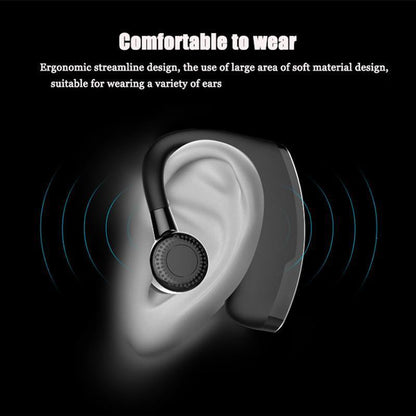 Bluetooth-headset med støjreduktion til håndfri erhvervssamtaler og justerbar pasform