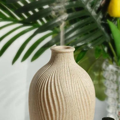 BohoBreeze Ultrasonisk Aroma Diffuser og Luftfugter i Vase Design