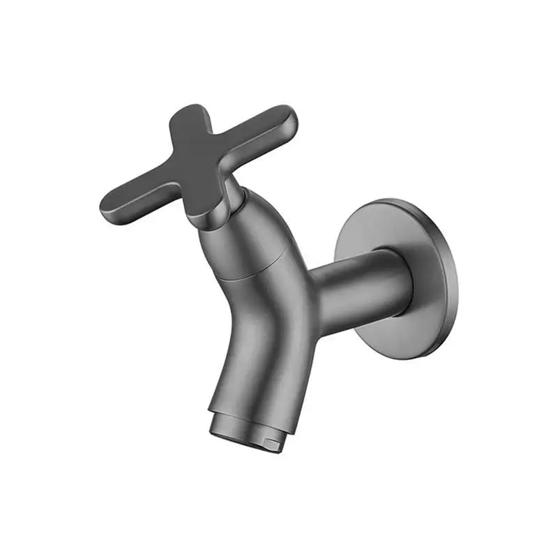 BrassFlow Væghængt Koldtvandshane i Massiv Messing med Ergonomisk Greb
