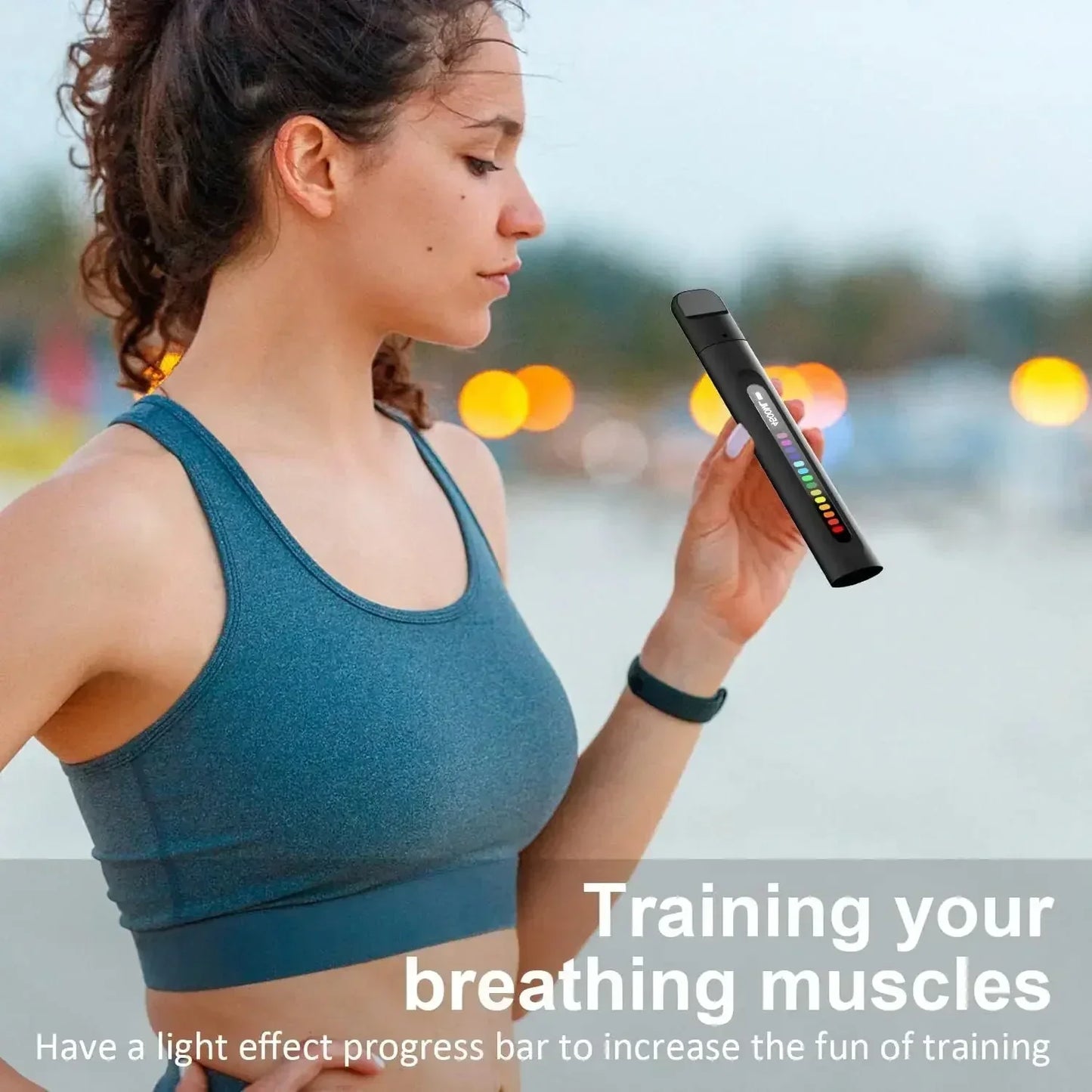 BreathBoost Smart Åndedrætstræner til Træning af Lungekapacitet og Udholdenhed