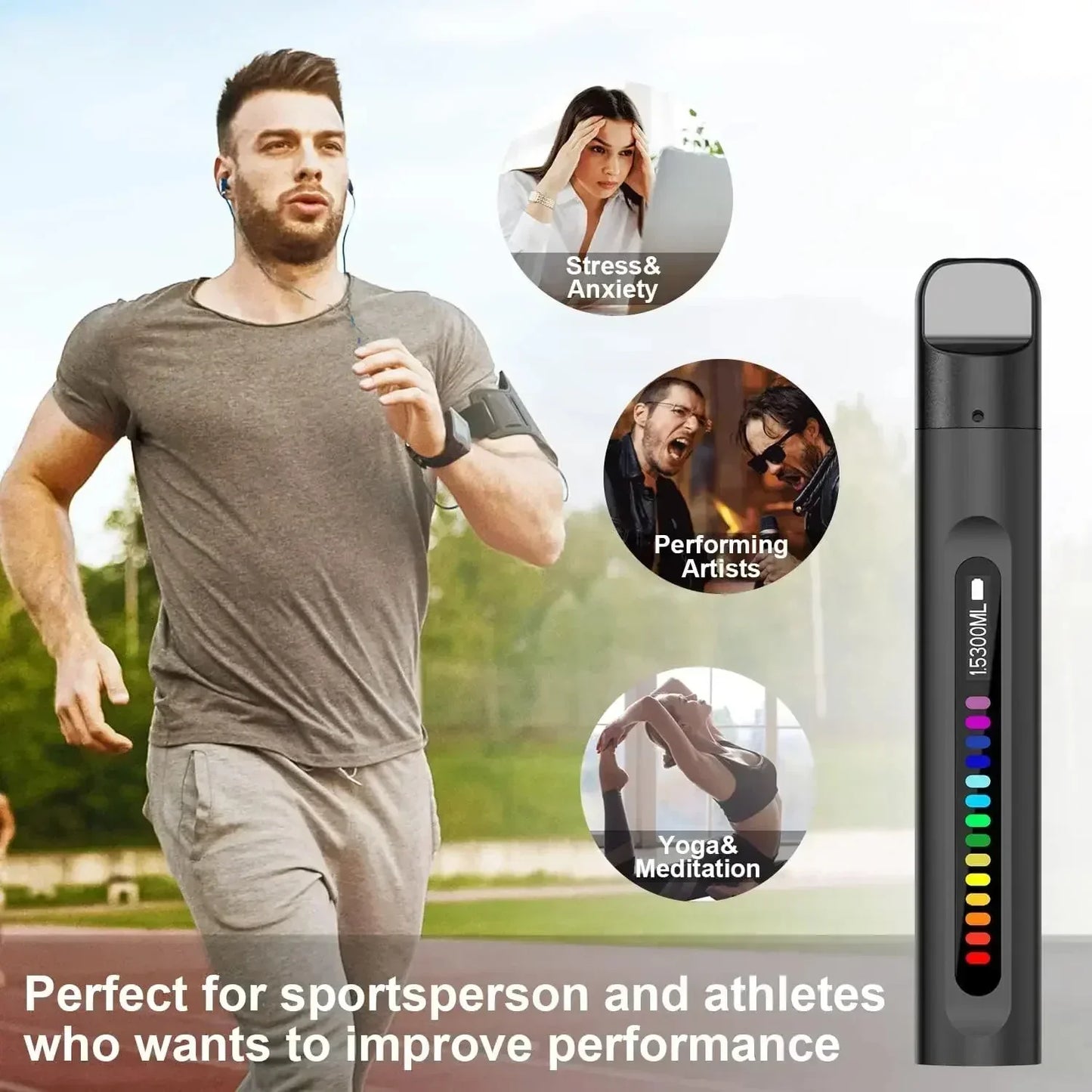 BreathBoost Smart Åndedrætstræner til Træning af Lungekapacitet og Udholdenhed