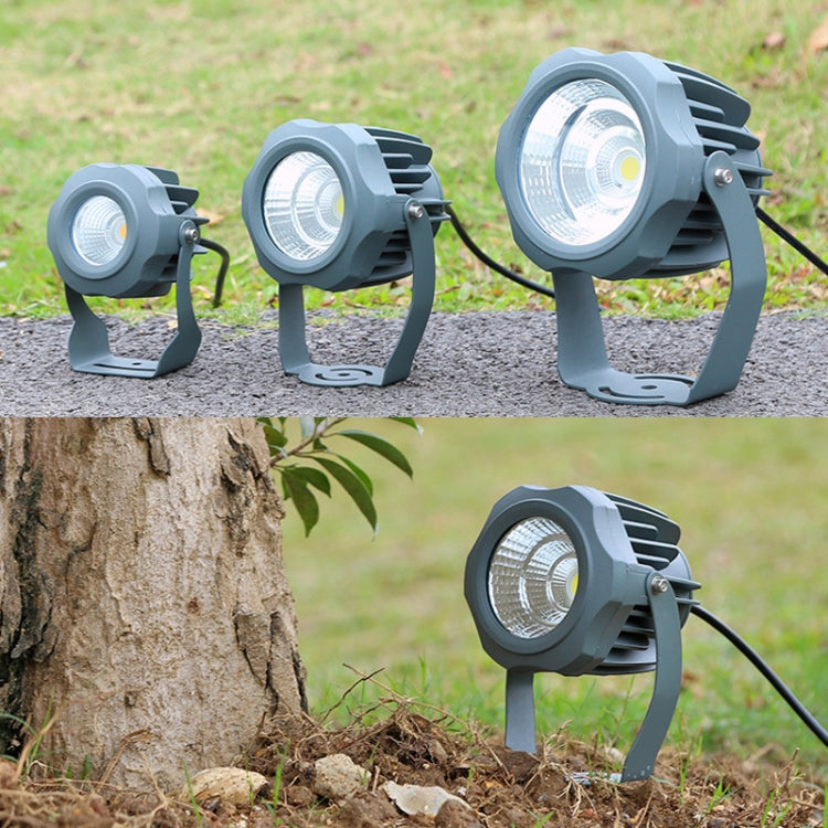 COB LED Udendørs Projektør – Vandtæt Justerbar Spotlampe med 7 Farver