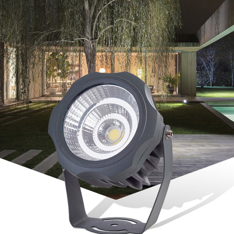 COB LED Udendørs Projektør – Vandtæt Justerbar Spotlampe med 7 Farver