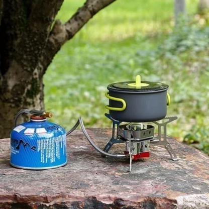 Camping Gasbrænder 5800W – Vindafvisende og Lækagesikker til Udendørs Madlavning