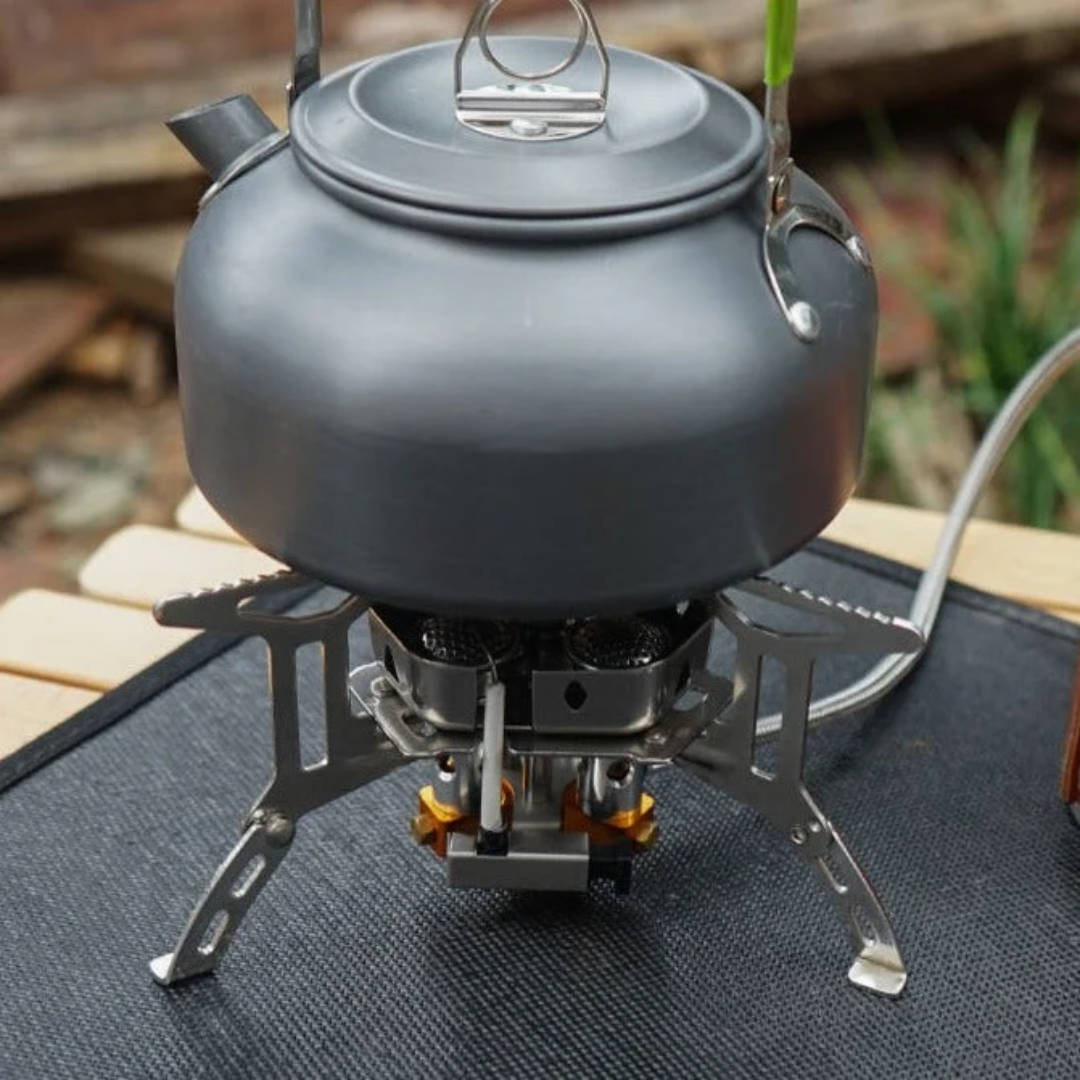 Camping Gasbrænder 5800W – Vindafvisende og Lækagesikker til Udendørs Madlavning