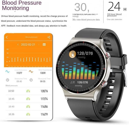 CardioSense ECG Smartwatch med Avanceret Sundhedsovervågning