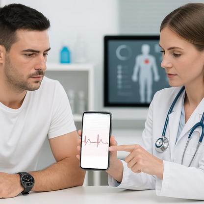 CardioSense ECG Smartwatch med Avanceret Sundhedsovervågning