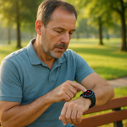 CardioSense ECG Smartwatch med Avanceret Sundhedsovervågning