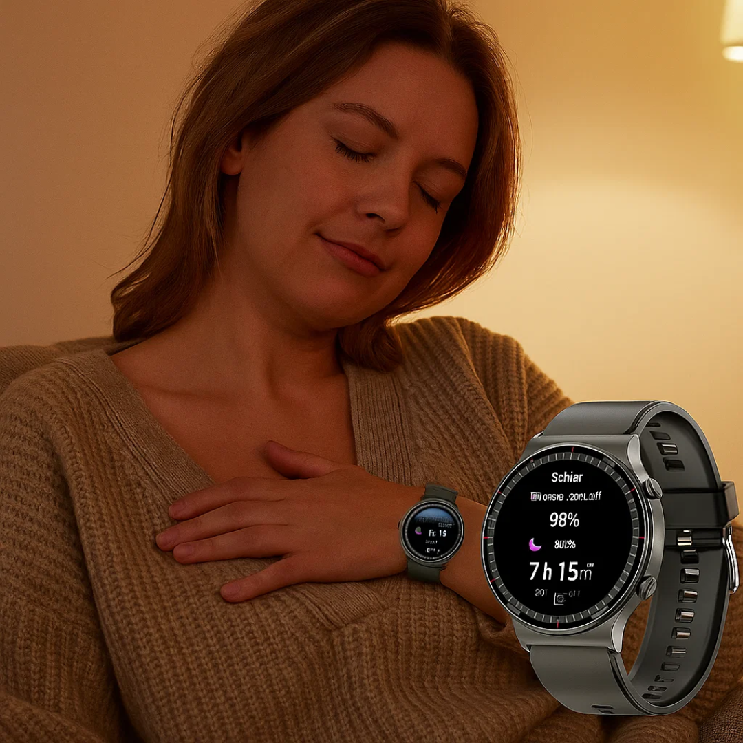CardioSense ECG Smartwatch med Avanceret Sundhedsovervågning