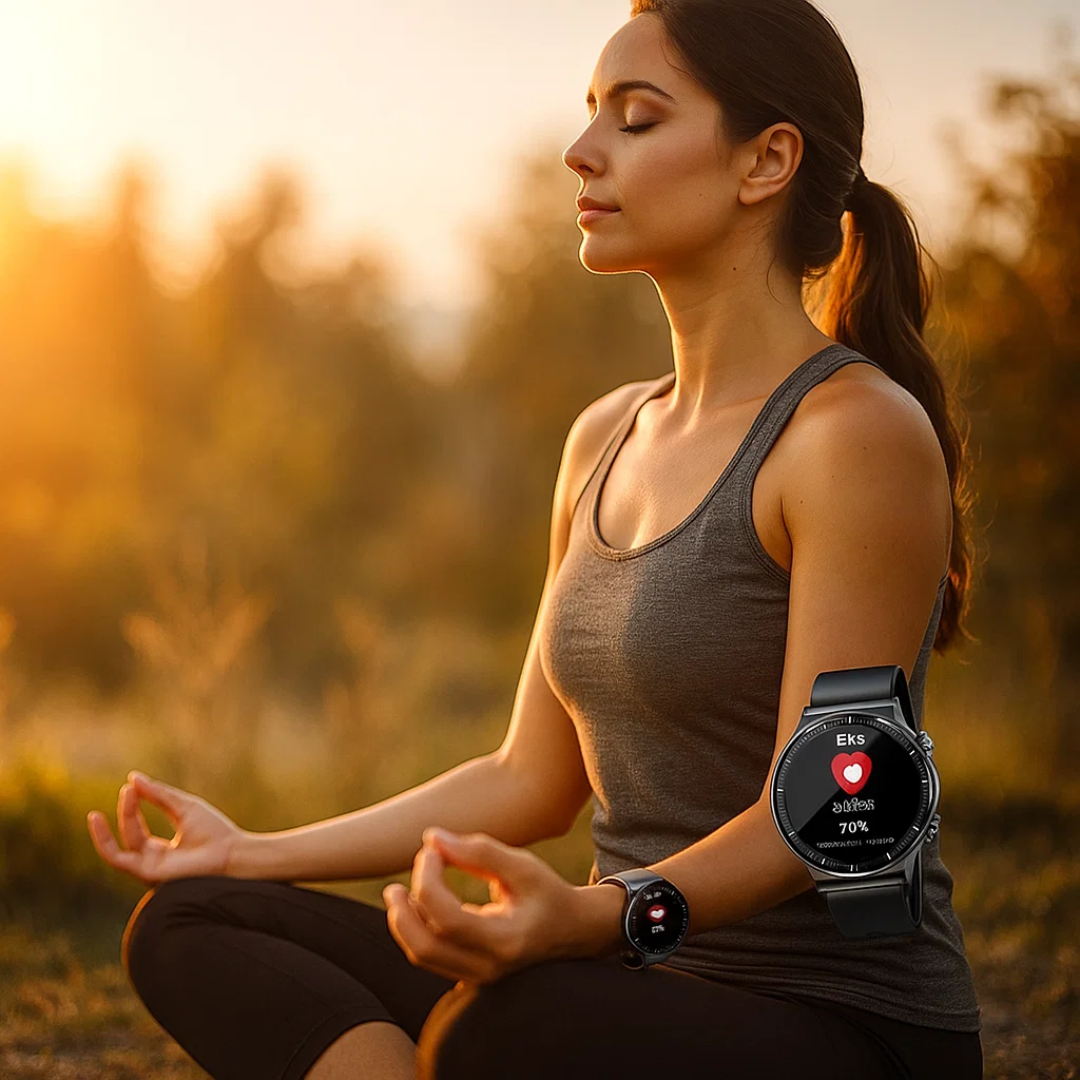 CardioSense ECG Smartwatch med Avanceret Sundhedsovervågning