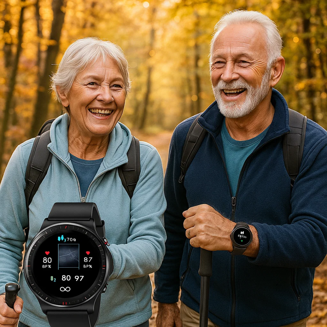 CardioSense ECG Smartwatch med Avanceret Sundhedsovervågning