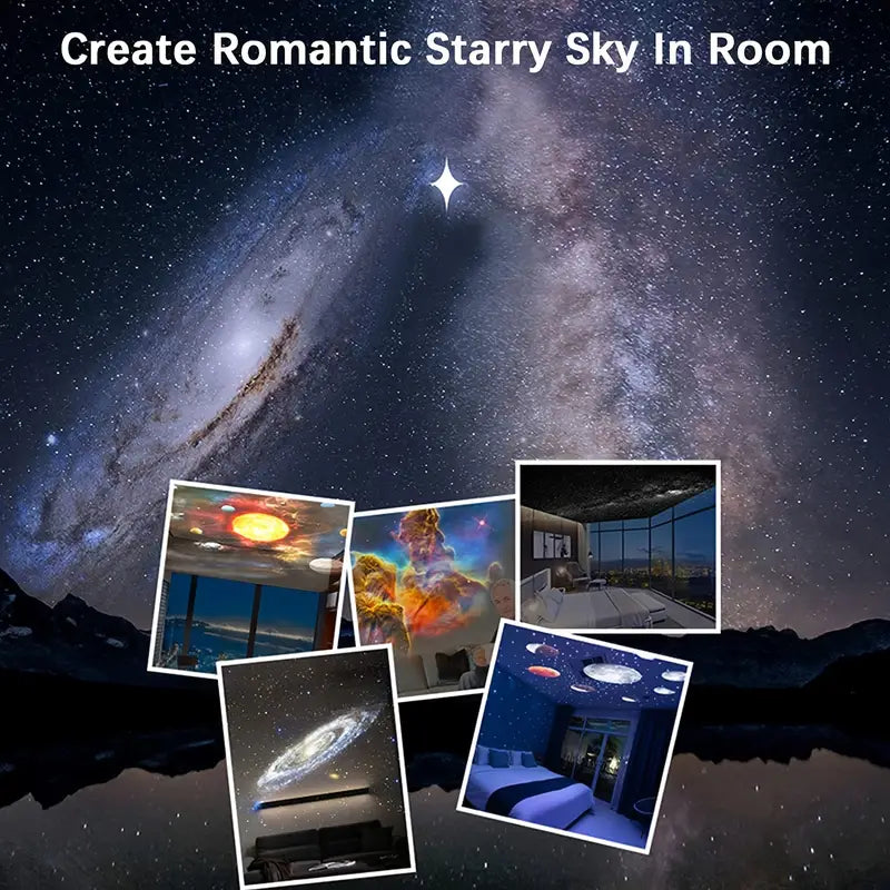 Celestial Dreams Galakseprojektor med 360° Projektion til Hele Rummet