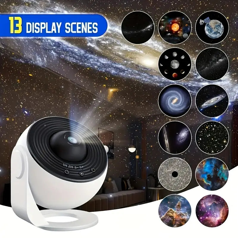 Celestial Dreams Galakseprojektor med 360° Projektion til Hele Rummet