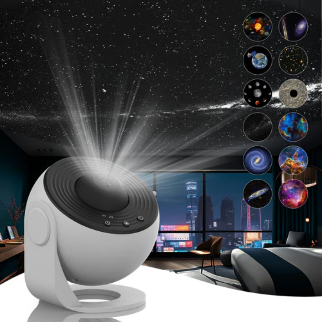 Celestial Dreams Galakseprojektor med 360° Projektion til Hele Rummet