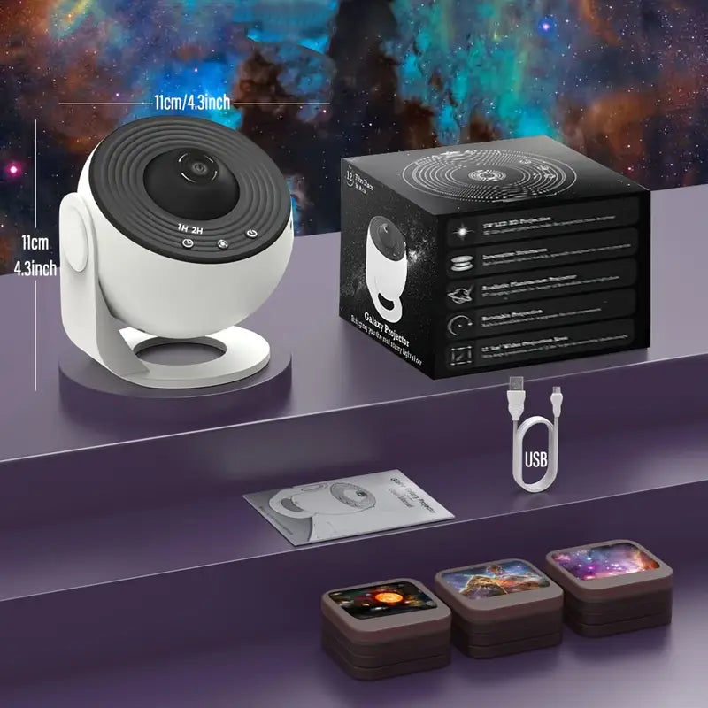 Celestial Dreams Galakseprojektor med 360° Projektion til Hele Rummet