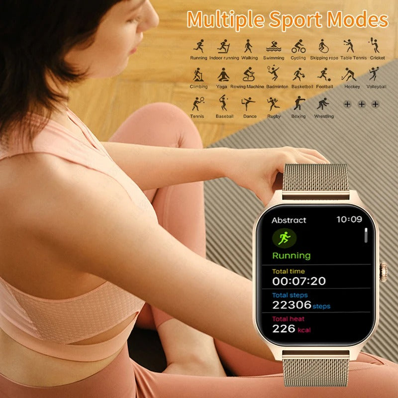 ChicTime Smartwatch til Kvinder med Fitness- og Sundhedsovervågning