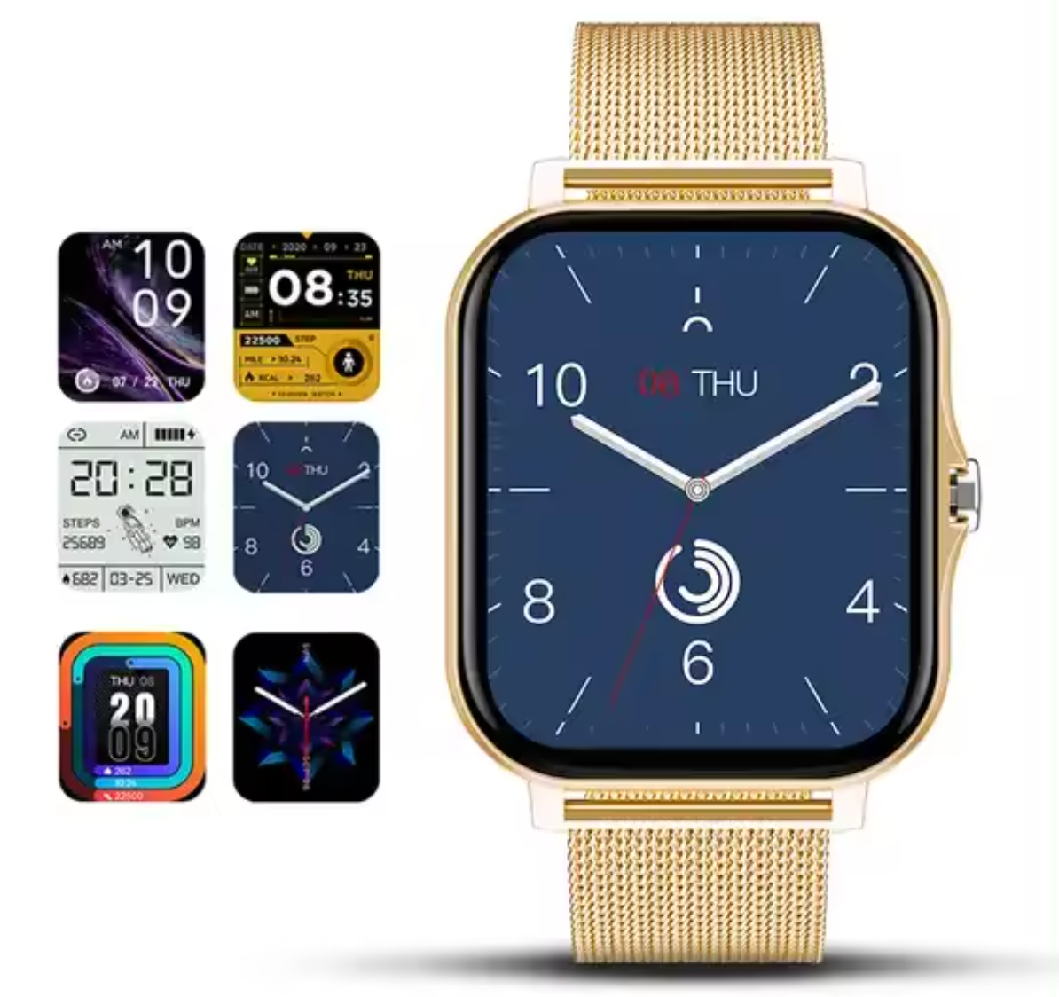 ChicTime Smartwatch til Kvinder med Fitness- og Sundhedsovervågning