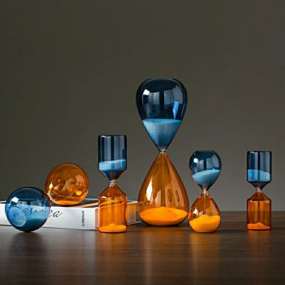 Chronovist timeglasur med elegant glasdesign og flere tidsintervaller til boligindretning