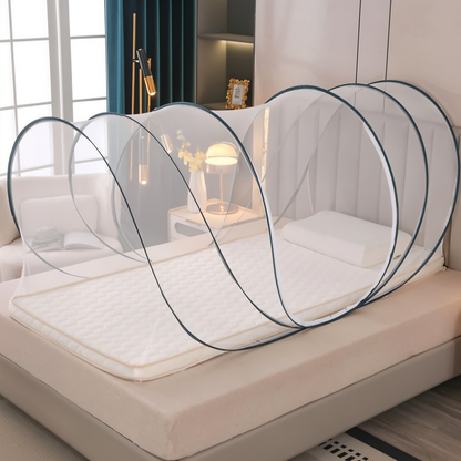 CircleGuard Sammenfoldeligt Rundt Myggenet til Rejser med Pop-Up Design