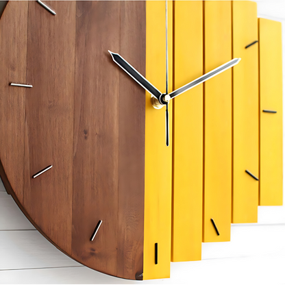 ClarityTime Lydløst Minimalistisk Vægur til Moderne Indretning