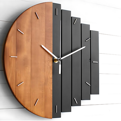 ClarityTime Lydløst Minimalistisk Vægur til Moderne Indretning