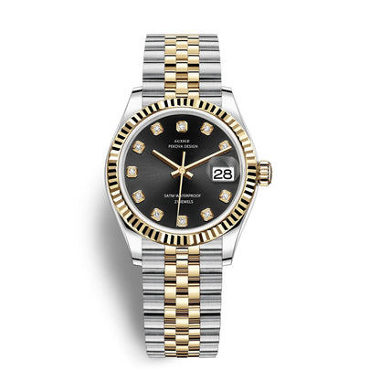 Klassisk Armbåndsur i Rustfrit Stål No. 296 Elegant Minimalistisk Dameur