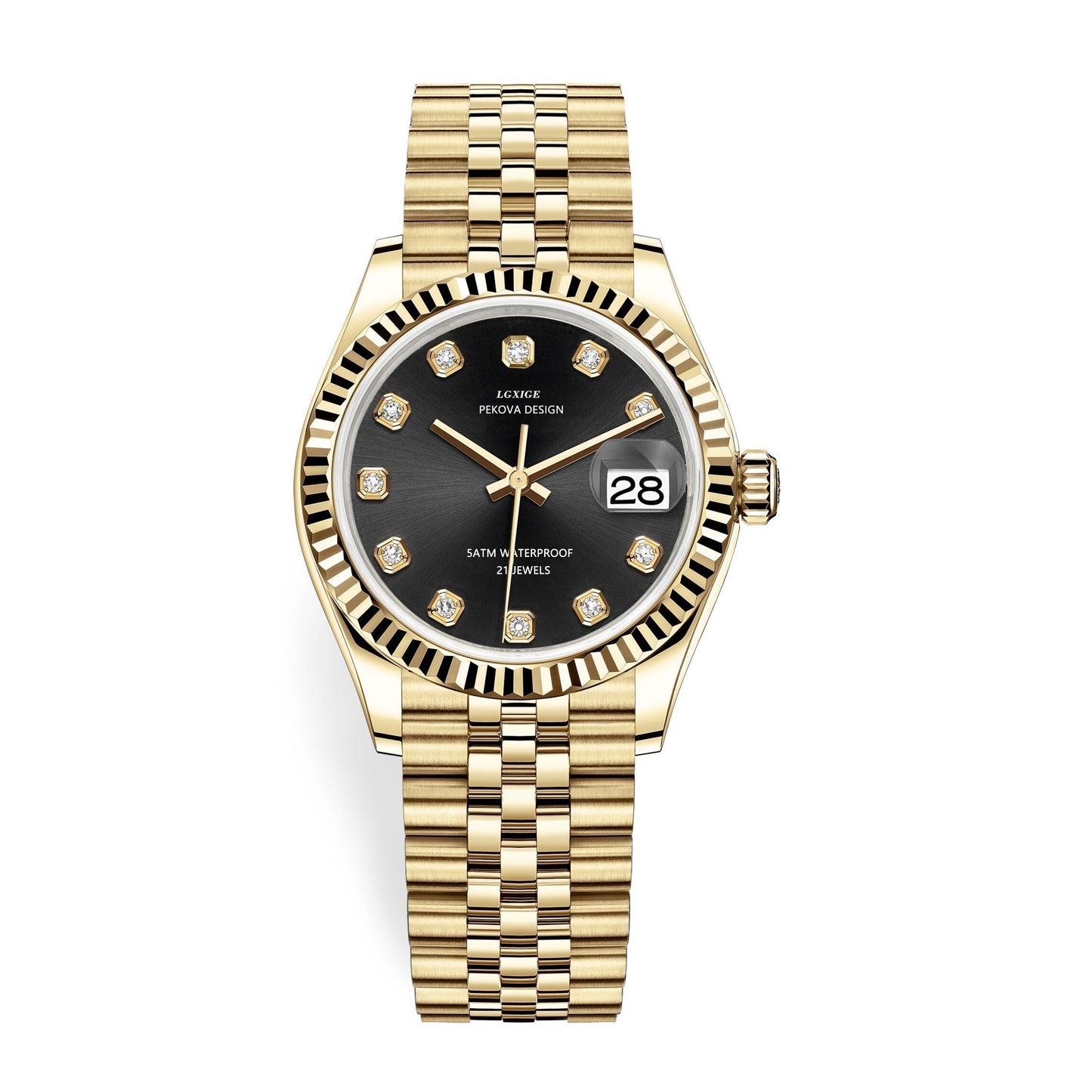 Klassisk Armbåndsur i Rustfrit Stål No. 296 Elegant Minimalistisk Dameur