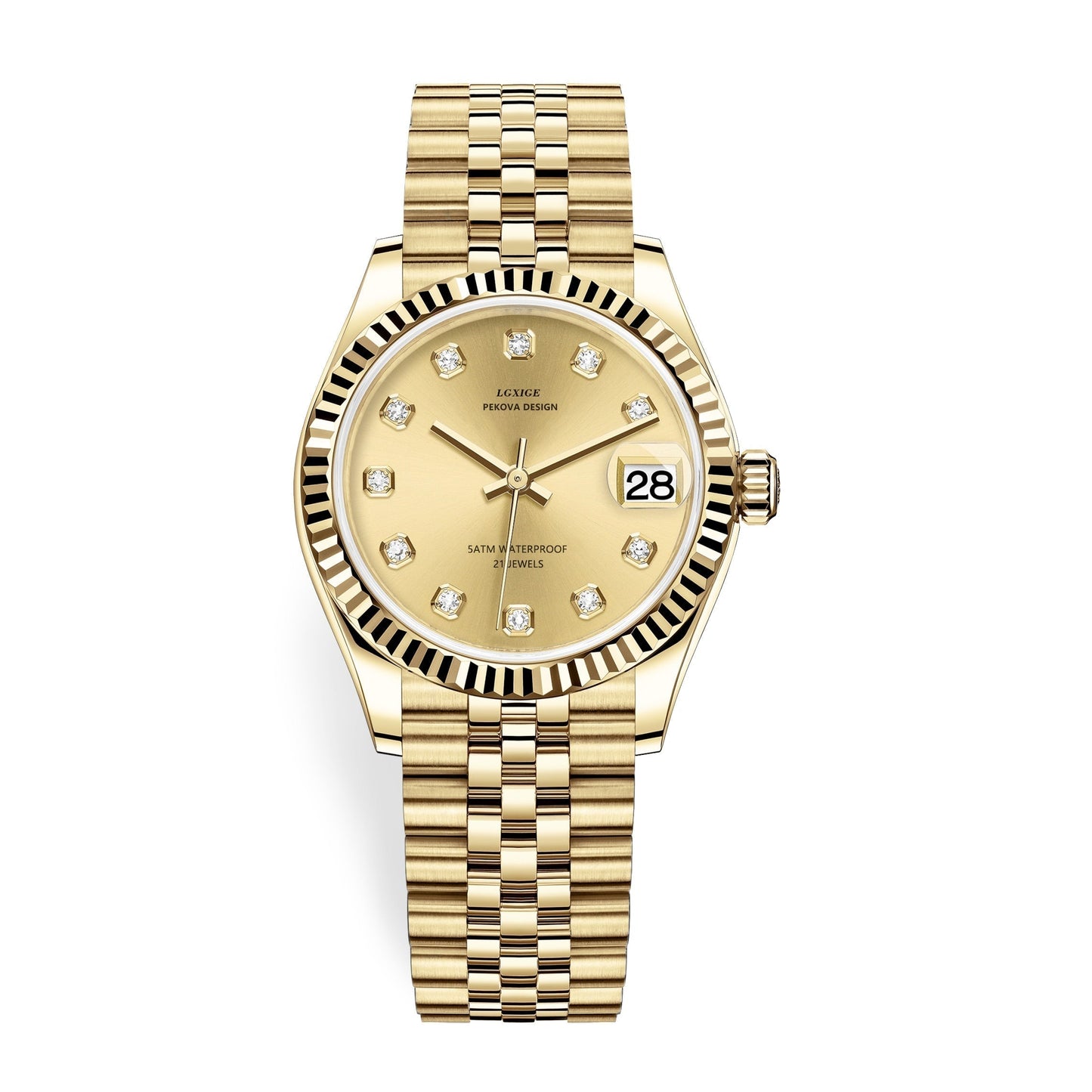Klassisk Armbåndsur i Rustfrit Stål No. 296 Elegant Minimalistisk Dameur