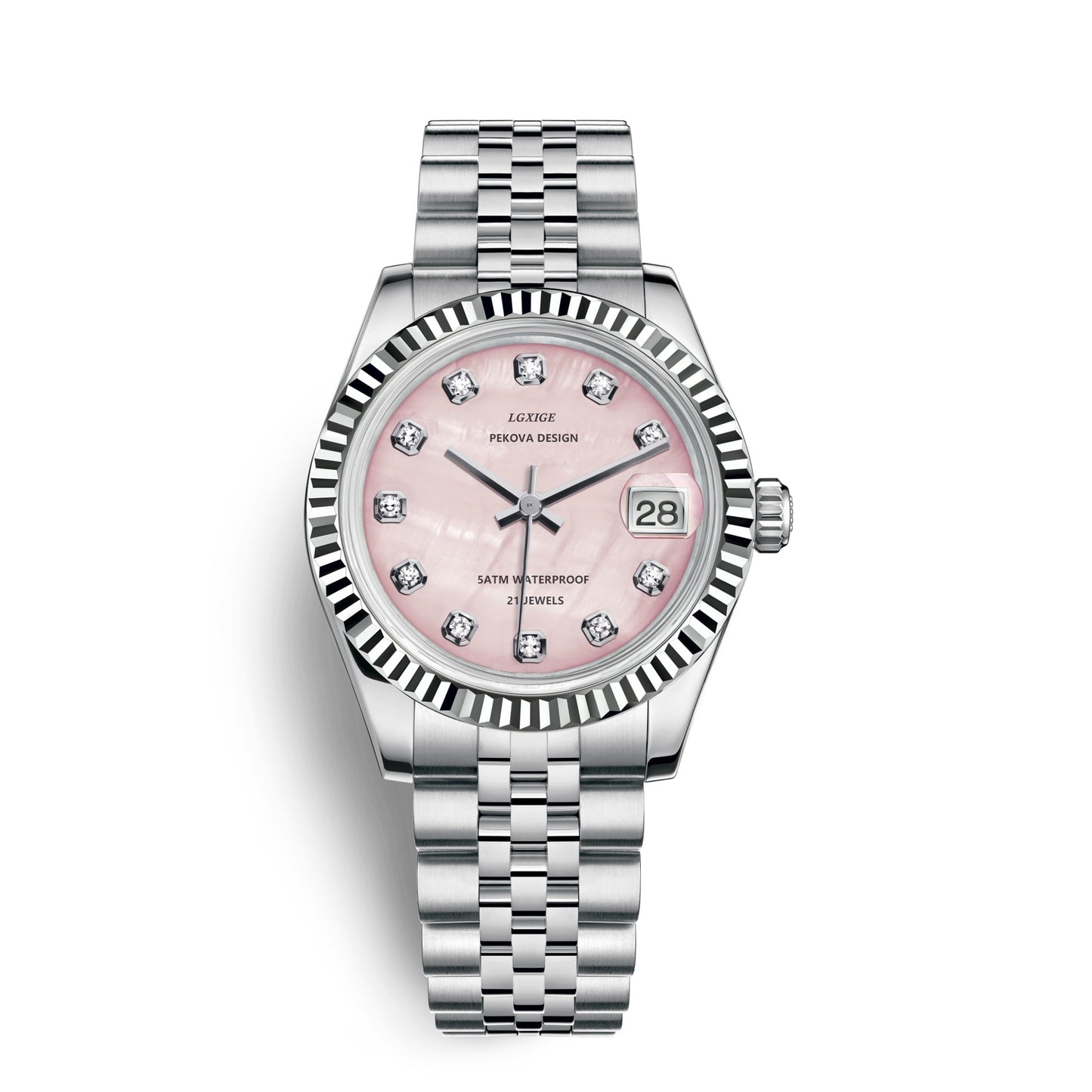 Klassisk Armbåndsur i Rustfrit Stål No. 296 Elegant Minimalistisk Dameur
